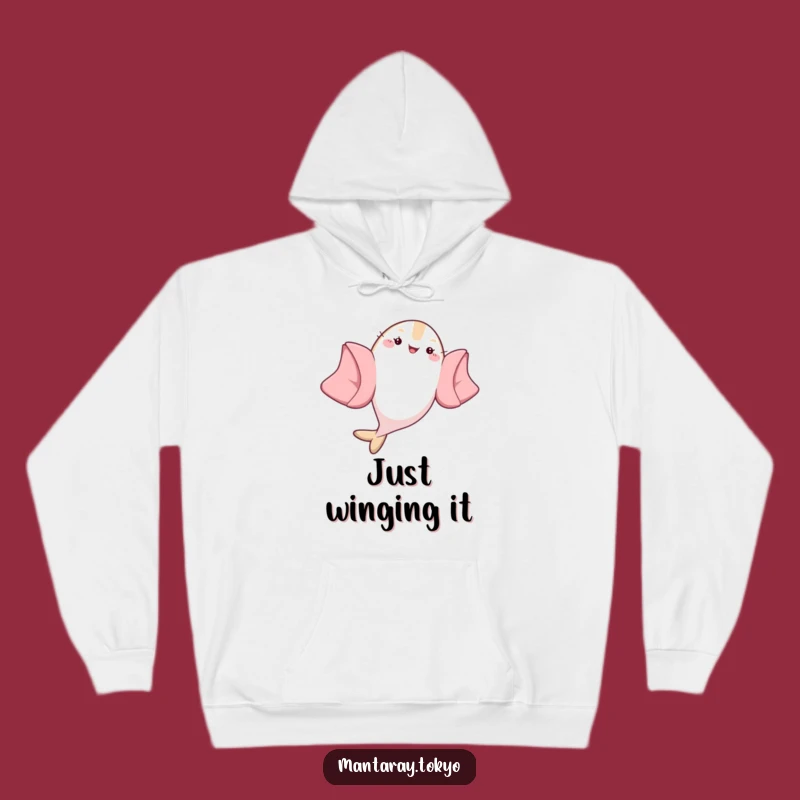 Cozy Funny Kawaii Manta Ray Kimono Flip Hoodie - Ultimate Humorous Gift